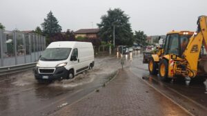 A Tortona i danni della pioggia