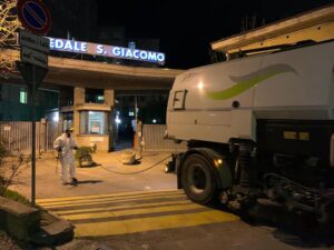 Sanificazione delle strade