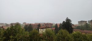 Tortona colpita da un temporale estivo