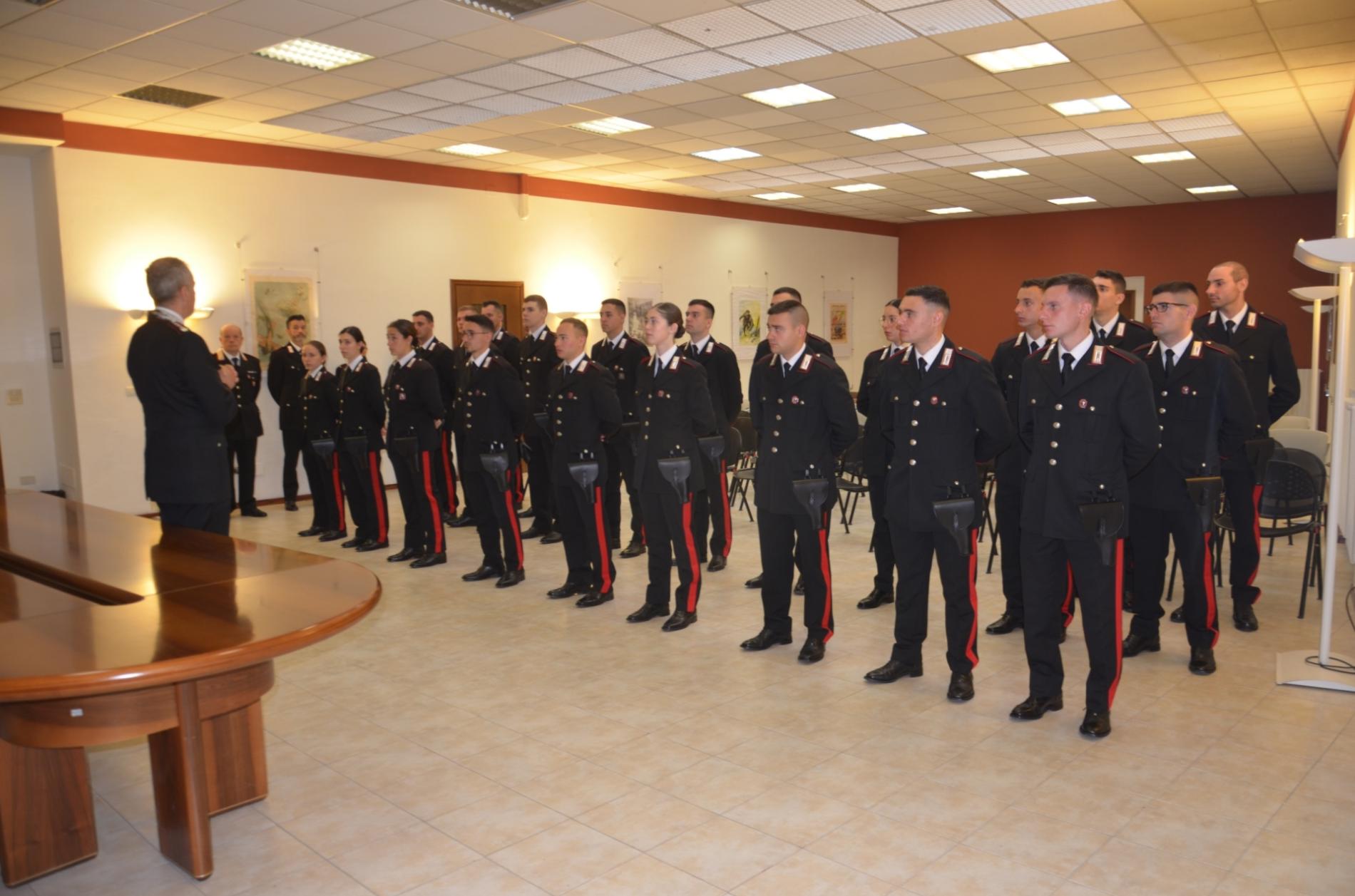 I neo Carabinieri destinati alla provincia di Alessandria