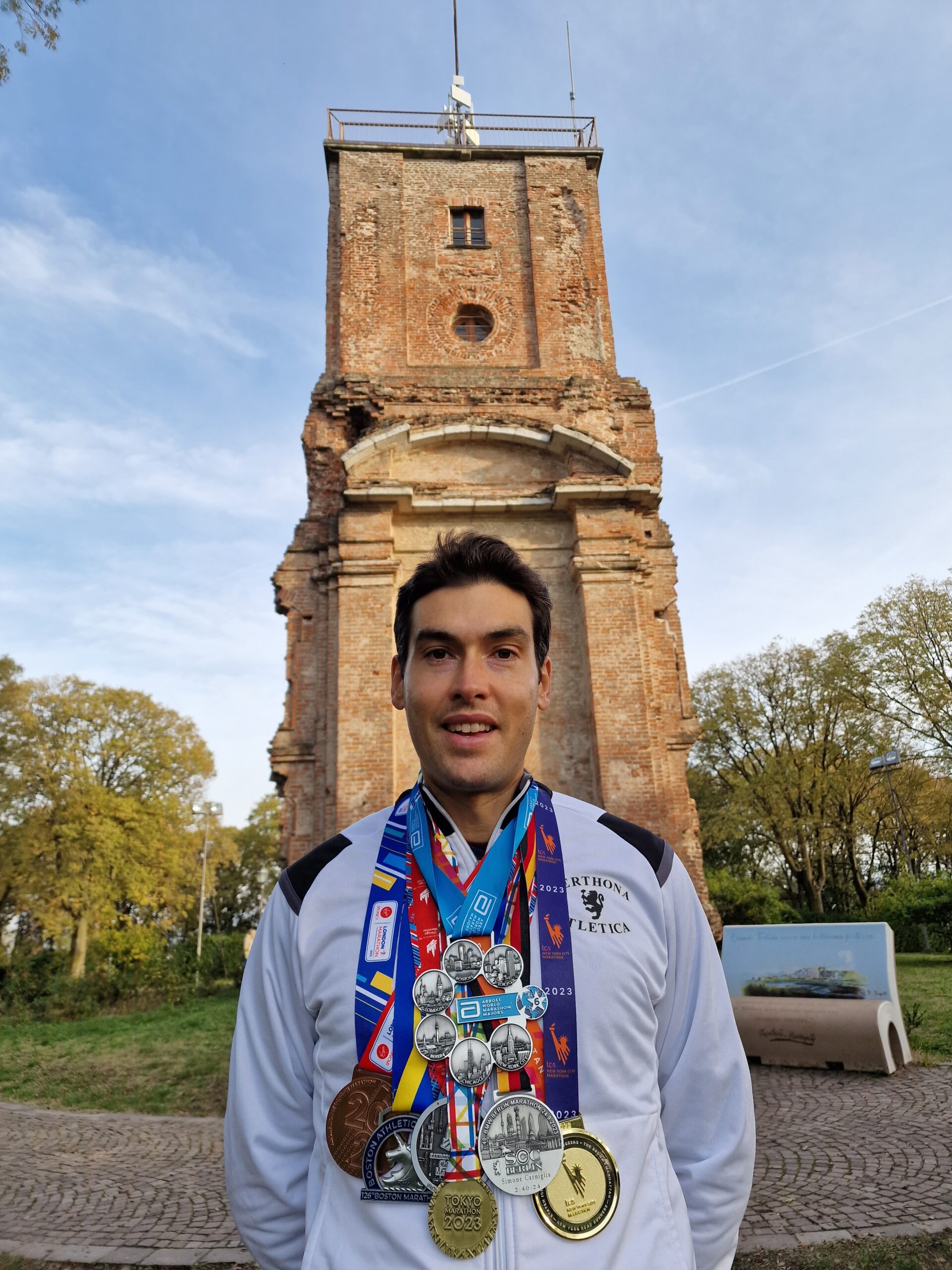 Simone Carniglia testimonial della World Marathon Majors