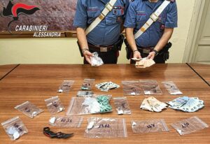 Tortona, tre arresti e due denunce per spaccio di cocaina
