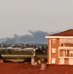 Tortona: vasto incendio in una cascina in strada per Sale
