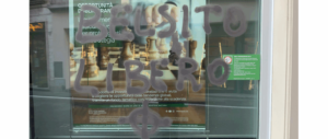Castelnuovo Scrivia, scritte inneggianti ai Nar sui vetri di una banca