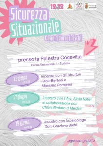 Tortona: “Sicurezza situazionale, come ridurre i rischi”. Tre serate aperte alla cittadinanza