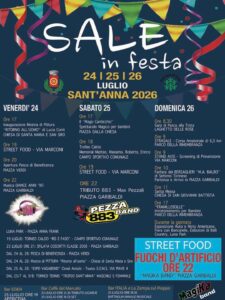 Sale si prepara alla Festa di Sant’Anna: appuntamento il 25, 26 e 27 luglio